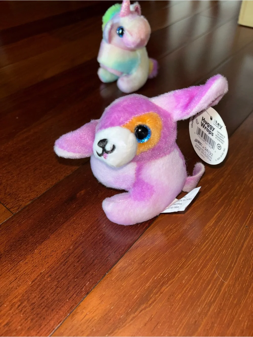 Huggy Wraps Plush Small Pets Assorted Colors - Soft Toy Set